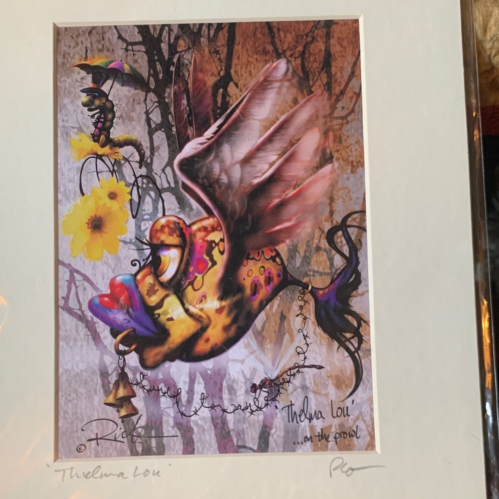 Be the Bird Artist Rick Lorenz signed print Thelma Lou